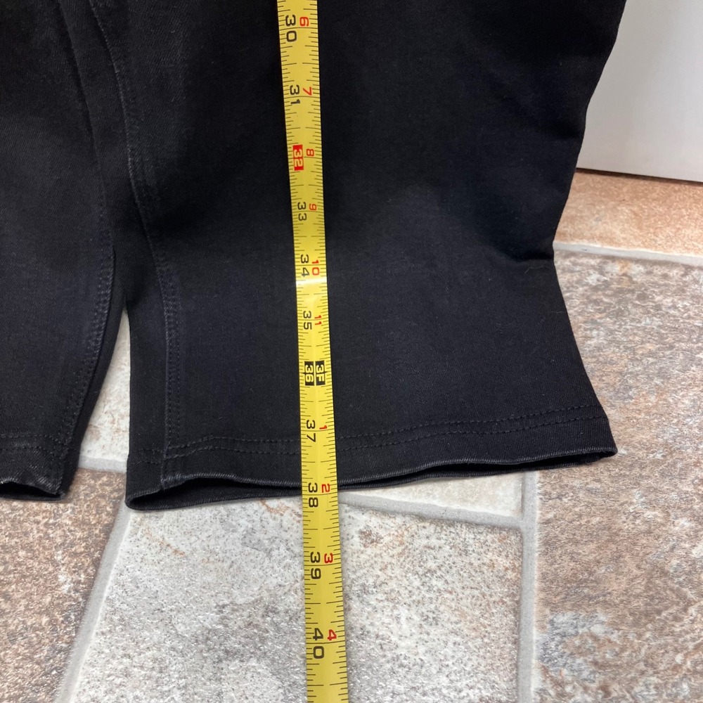 Slim Factor by Investments Plus Black Ankle Pants Womens 3X Pull On Stretch Slim - Picture 5 of 7